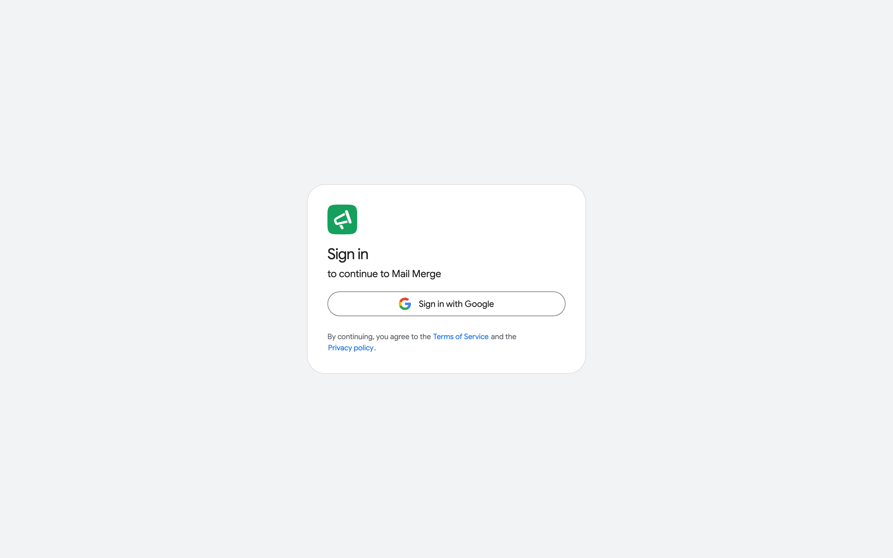 Web uygulamasının oturum açma sayfası